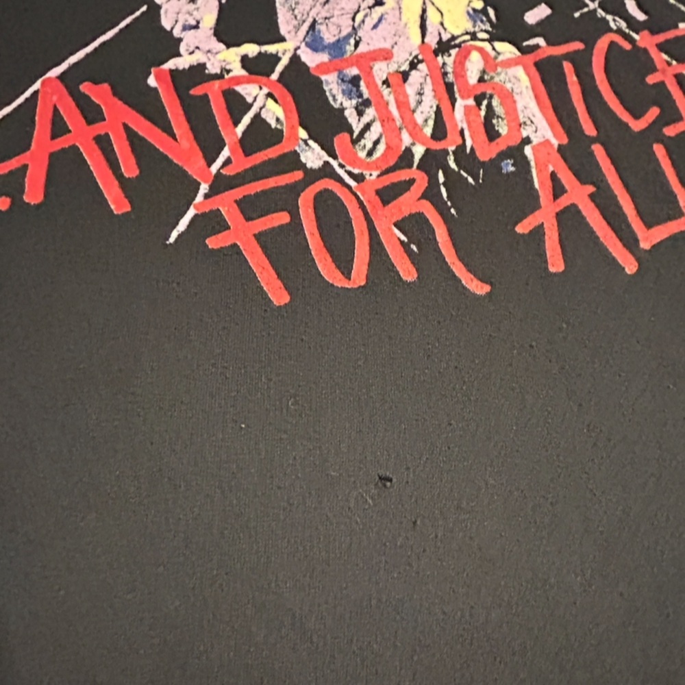 SOLD❤️ RARE❗️METALLICA VTG 80s “And Justice For All” Hammer of Justice Band Tee - Picture 11 of 13
